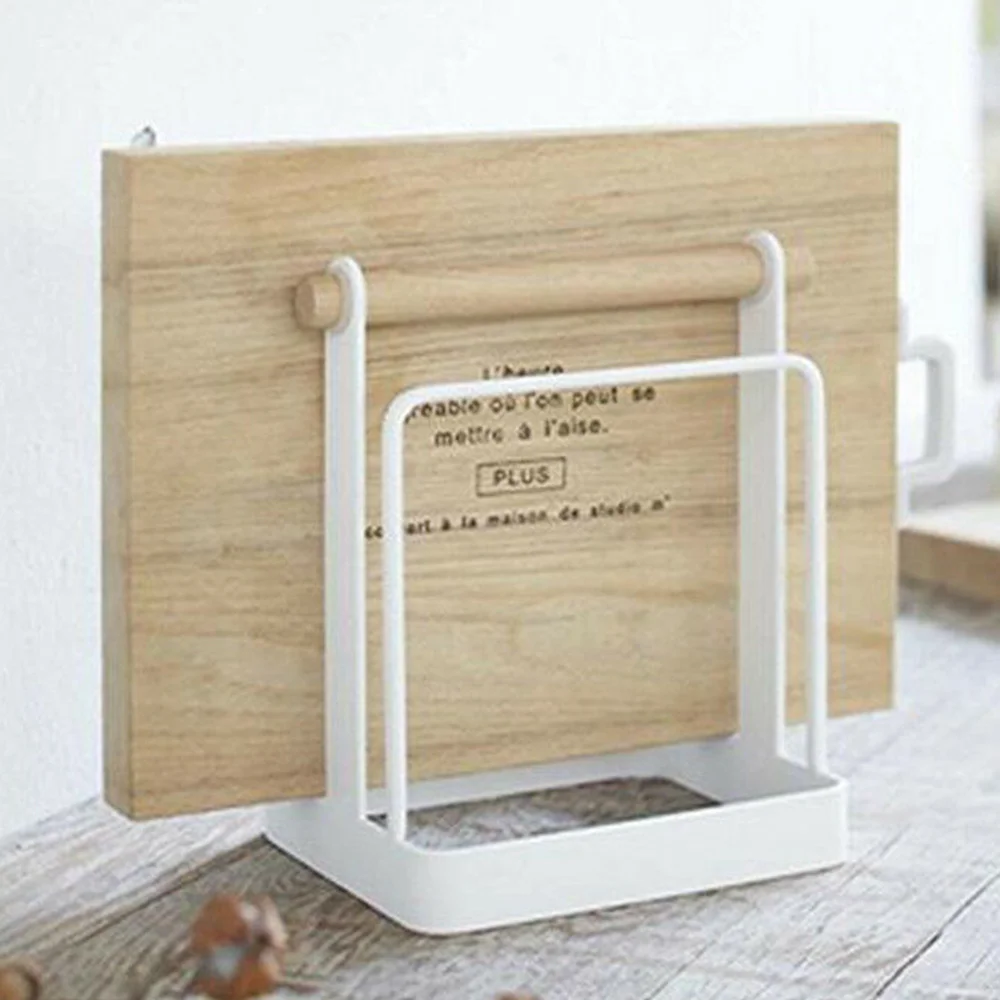 

Multi-Functional Iron Chopping Board Rack Non-Perforating Household Supplies Non-Perforated Sorting Rack