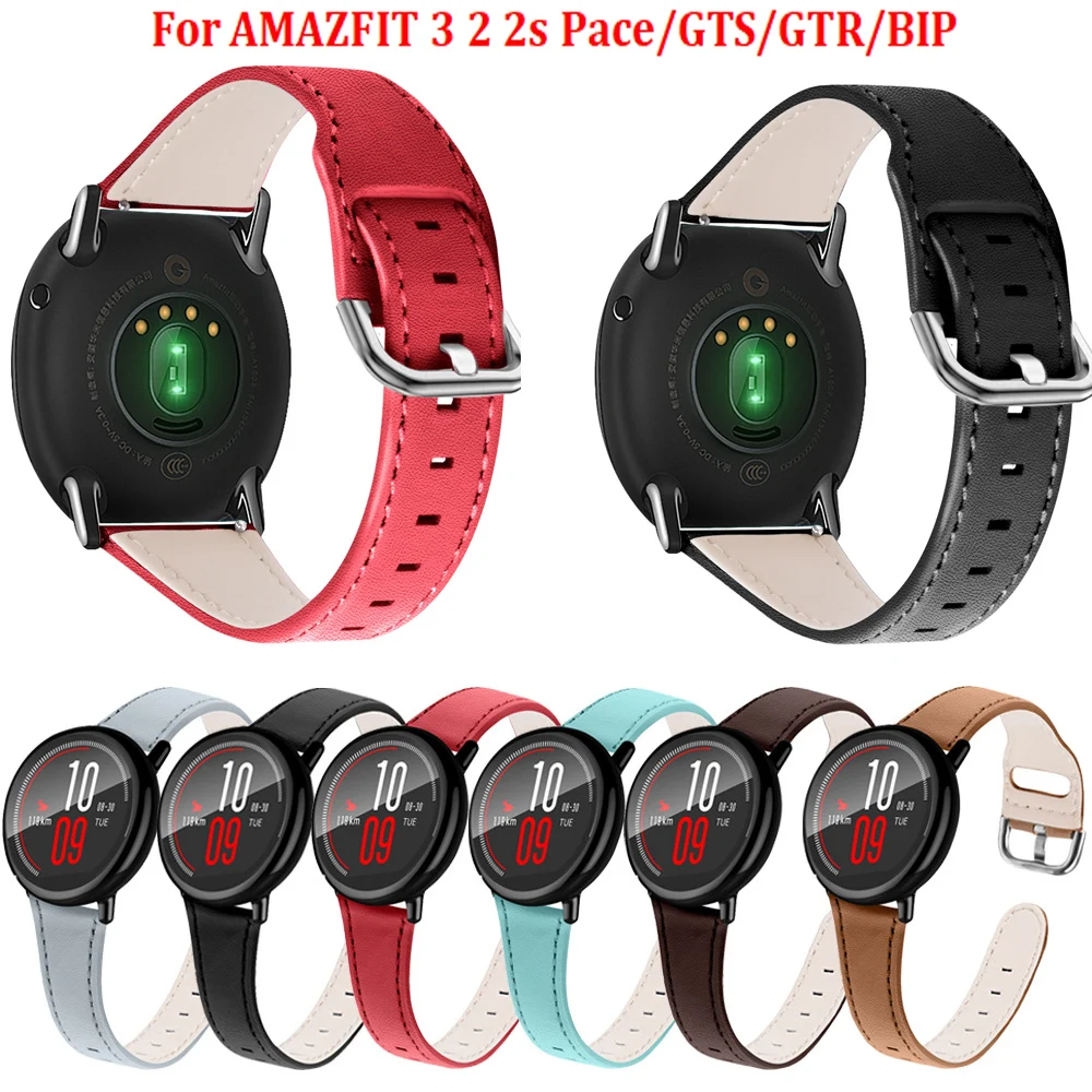 Одежда высшего качества Замена кожаный ремешок для Xiaomi Huami AMAZFIT Stratos 3 2 2s темп