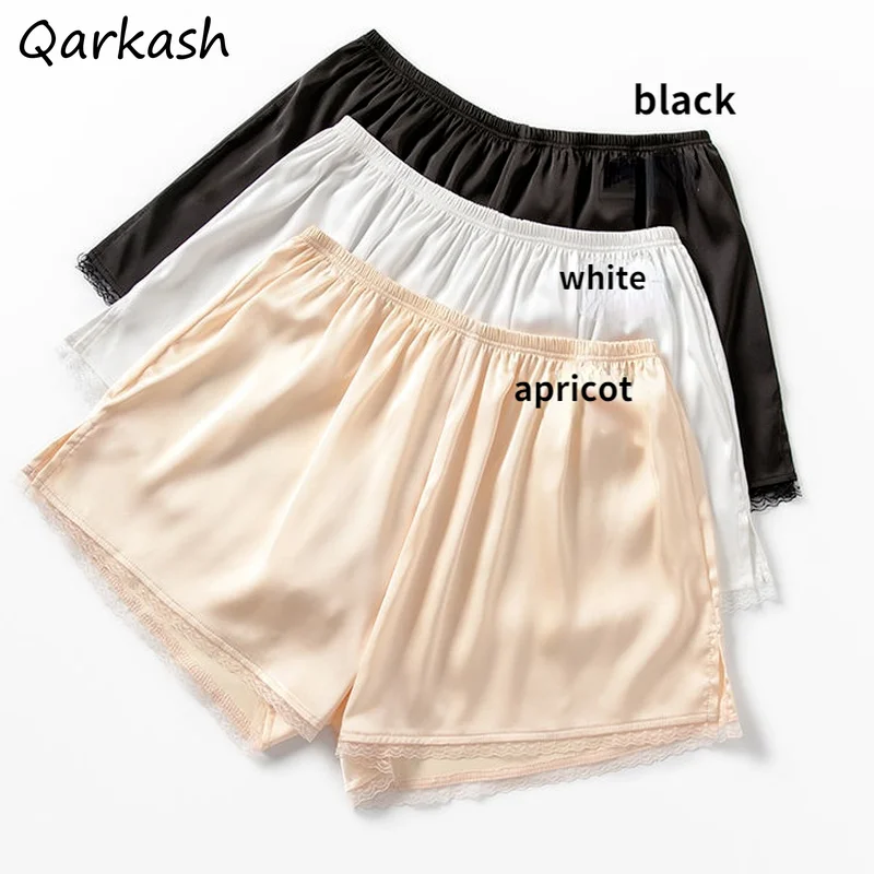 

Leggings Women Breathable Simple Newest College Ulzzang Ins Comfortable Workout Clothing Lace Patchwork Seamless Summer Homewear