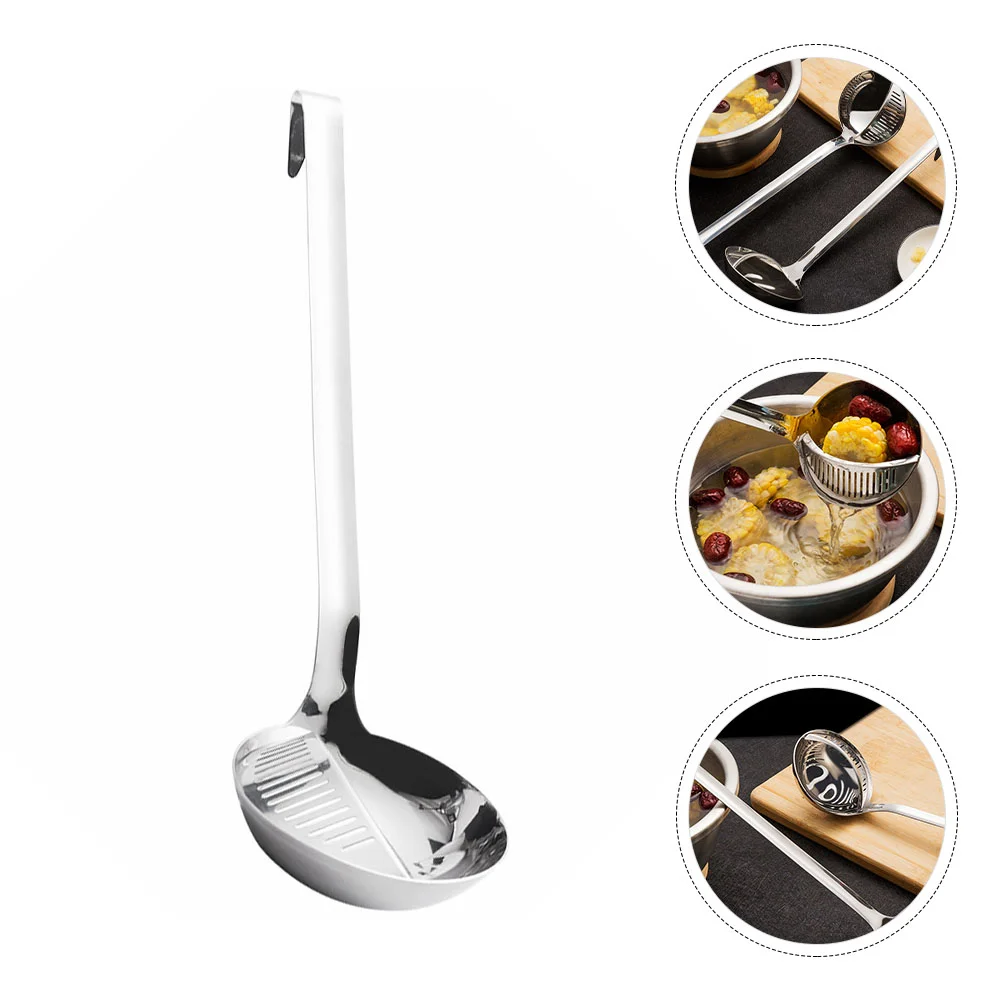 

Stainless Steel Spoon Hot Pot Serving Spoon Filtering Spoon Kitchen Gadget