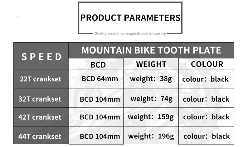 MTB кольцо цепи велосипеда цепь для Shimano Sram Универсальный шатун 22 t/32 t/42 t/44 t 104bcd велосипедные части Аксессуары для велосипеда