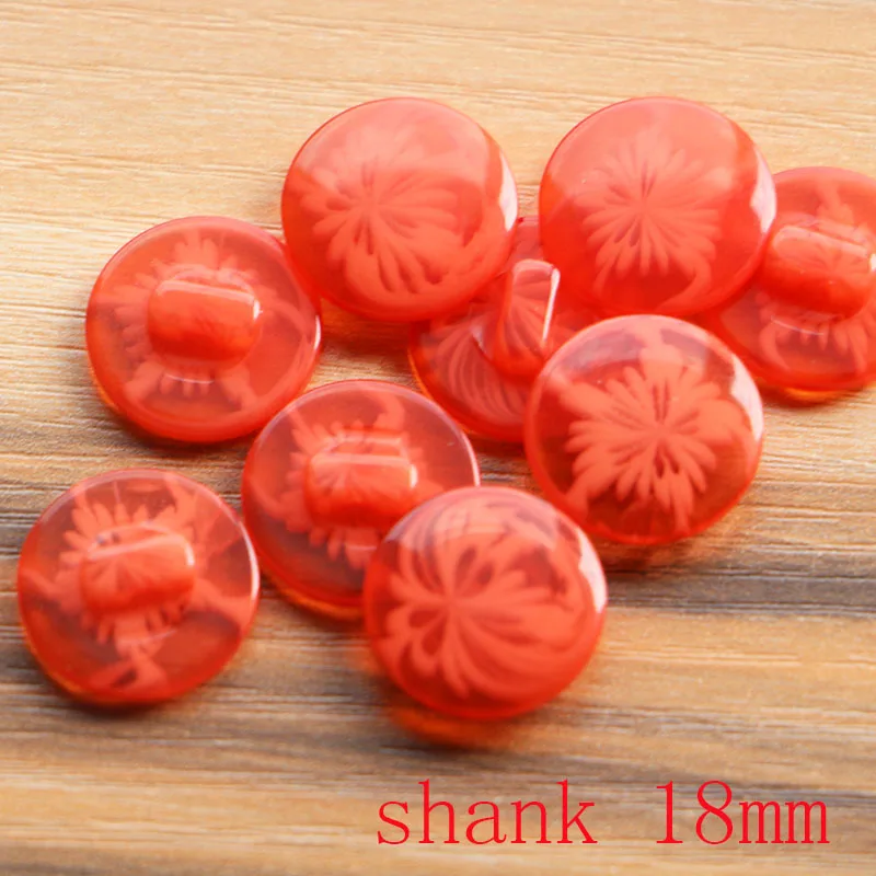 shank 18mm 15PCS 15 мм 15 шт смешанные маленькие пуговицы для швейные Крепежные изделия Скрапбукинг и сделай сам ручной работы с разными цветами и стилем - Цвет: shank 18mm 15PCS