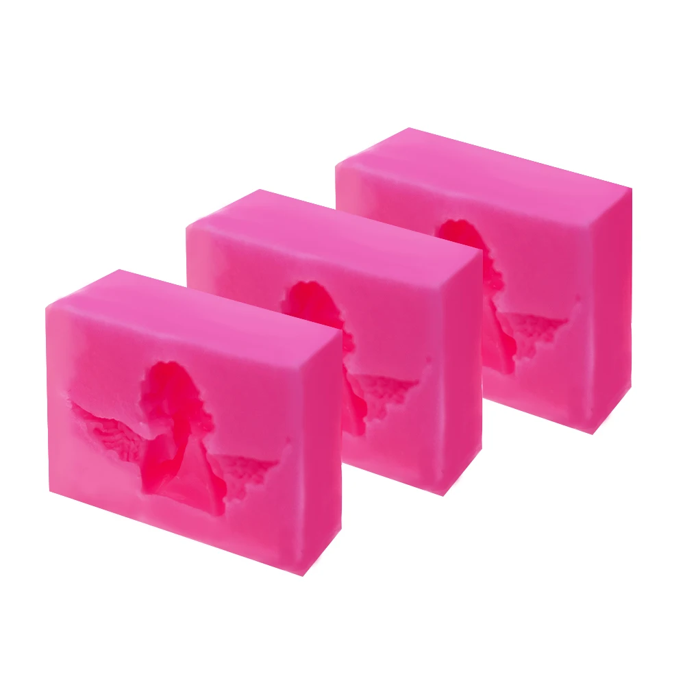 Силиконовые формы 3D форма ангела помадка для пирога посуда выпекания шоколада