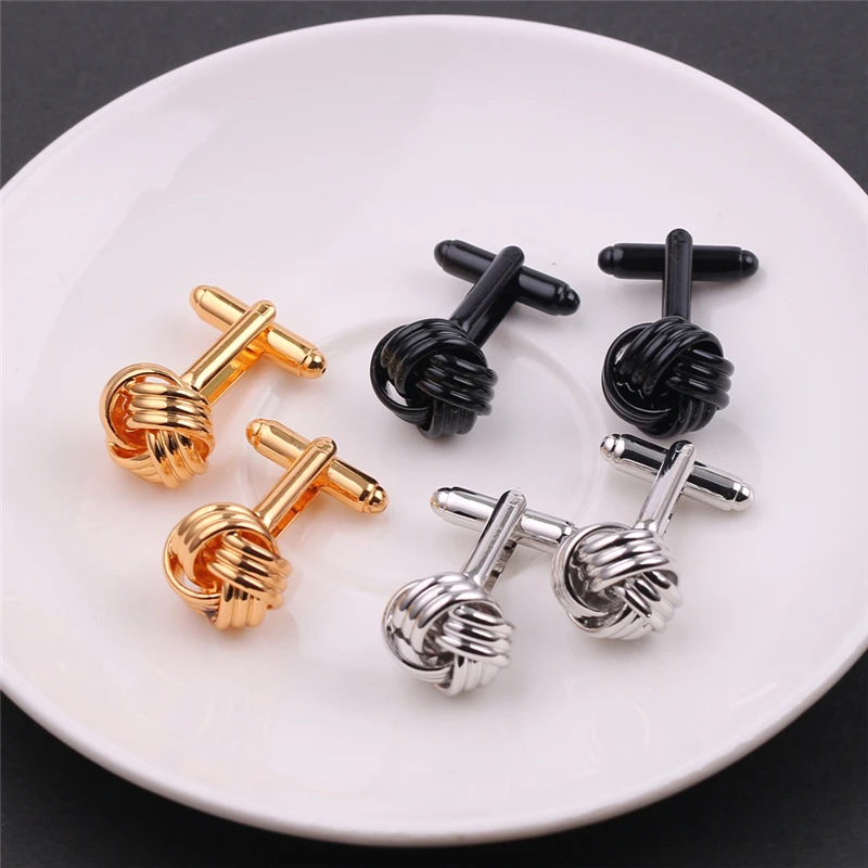 Французские мужские запонки для рубашек золотые высокого качества роскошные