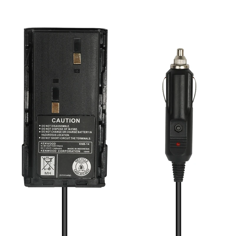 

Зарядное устройство TK3107 TK2107 KNB-14 Walkie Talkie, зарядное устройство для прикуривателя, 7,4 В, автомобильное зарядное устройство для пластиковых бат...