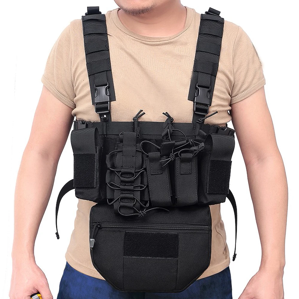 Тактический жилет военный Охотничий Жилет Molle съемки штурмовой журнал Чехол для