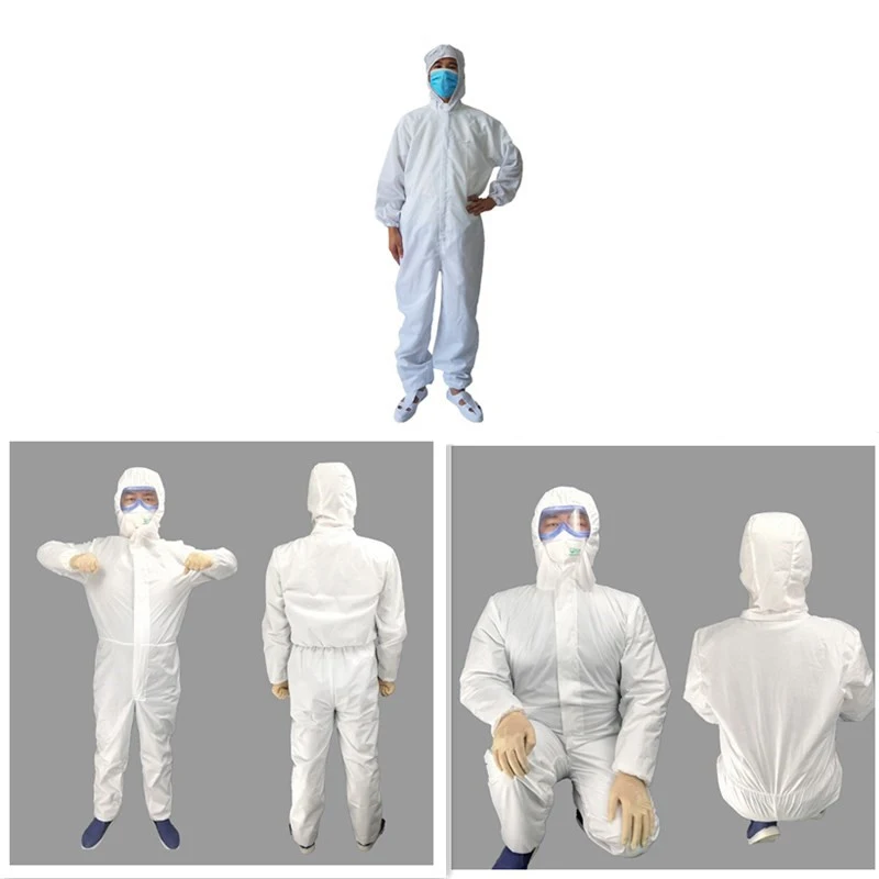 

Защитный костюм, Фабричный лабораторный одноразовый нетканый защитный костюм свободного размера, долговечная защитная одежда