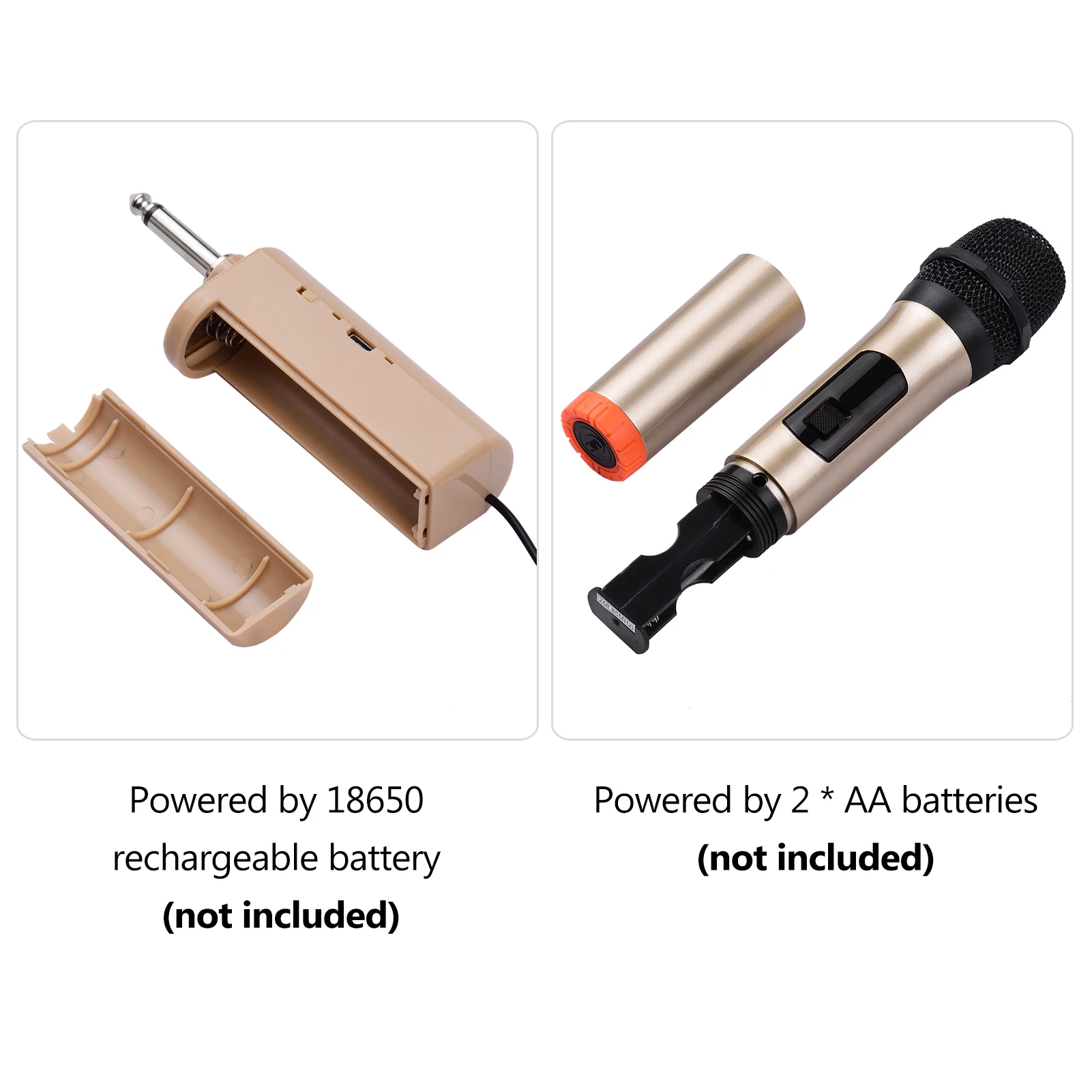 Портативный беспроводной микрофон UHF динамический портативный мини-приемник с