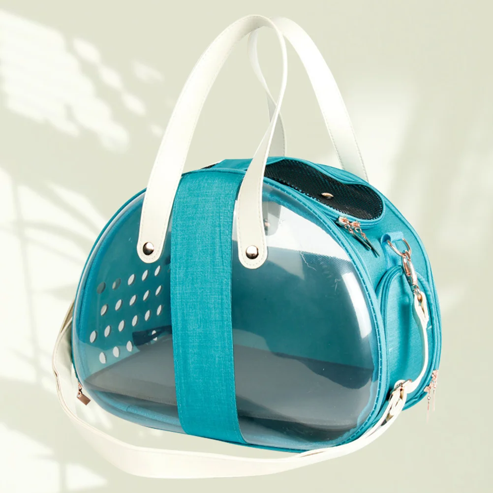 

Cat Capsule Portable Handbag Single-Shoulder Cat Container Outdoor Cat Bag Cat Carrier Blue