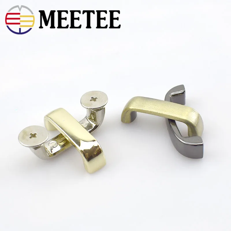 Meetee 10/20 шт 20 мм модная сумка арочный мост с винтовой сумкой металлический