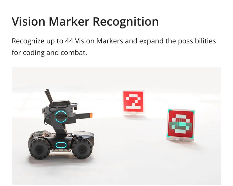DJI RoboMaster S1 AI Интеллектуальный Обучающий робот с функцией программирования игрушечный танк DJI умный автомобиль с дистанционным управлением