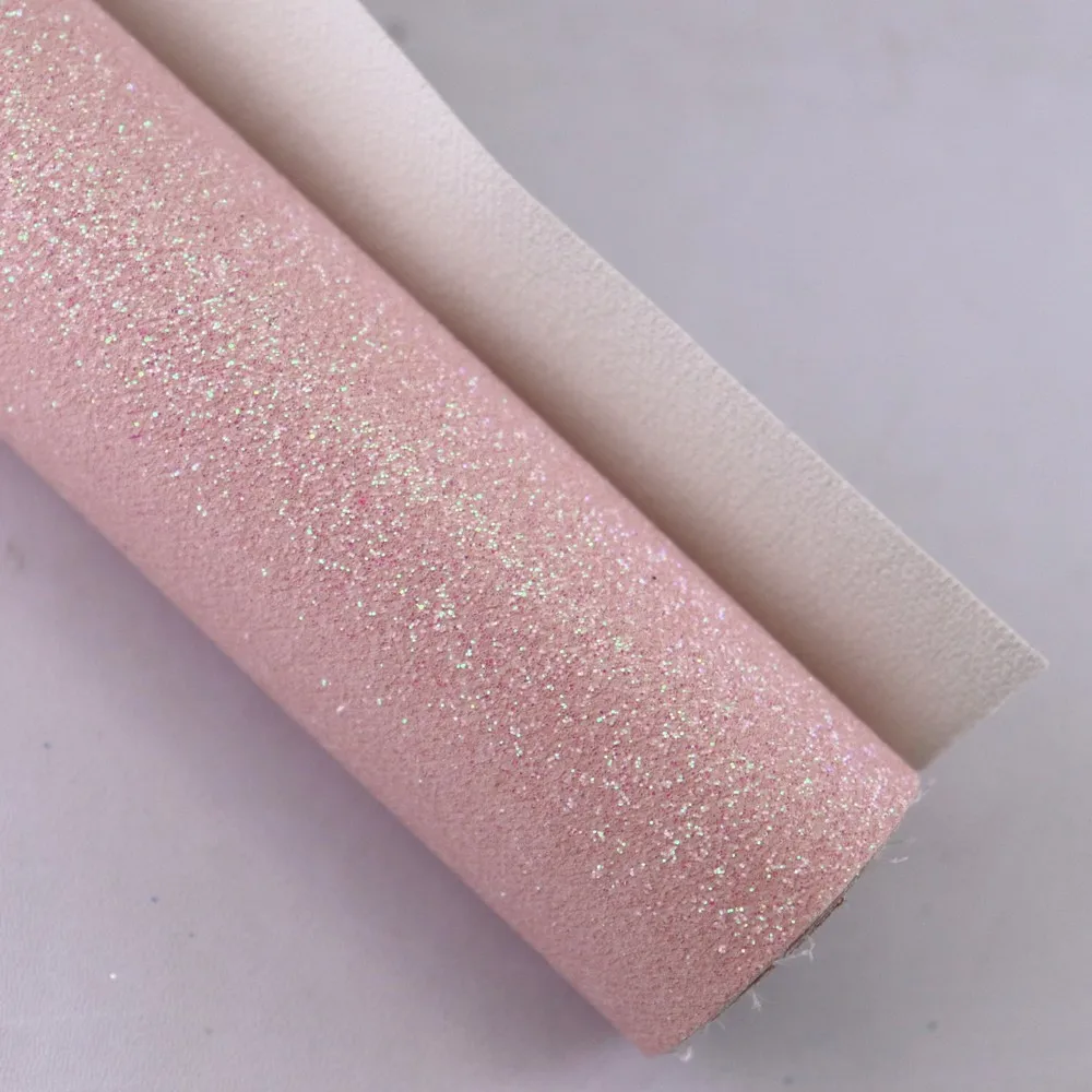 Гладкая розовая тонкая блестящая ткань 30x134 см с эластичной саржевой войлочной
