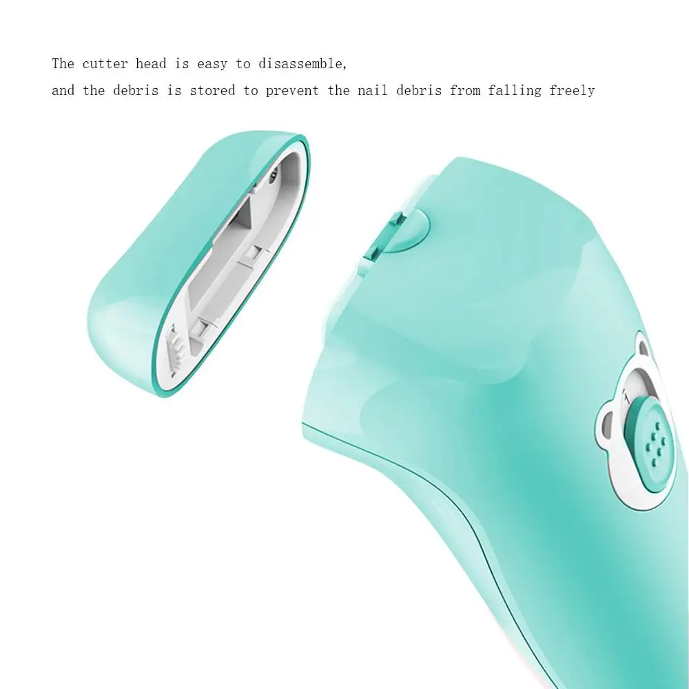 XIAOMI MIJIA HUANXING, Электрический Маникюр для новорожденных детей, детские ножницы, уход за ногтями, низкий уровень шума, безопасный ноготь, Ночной светильник, подарок