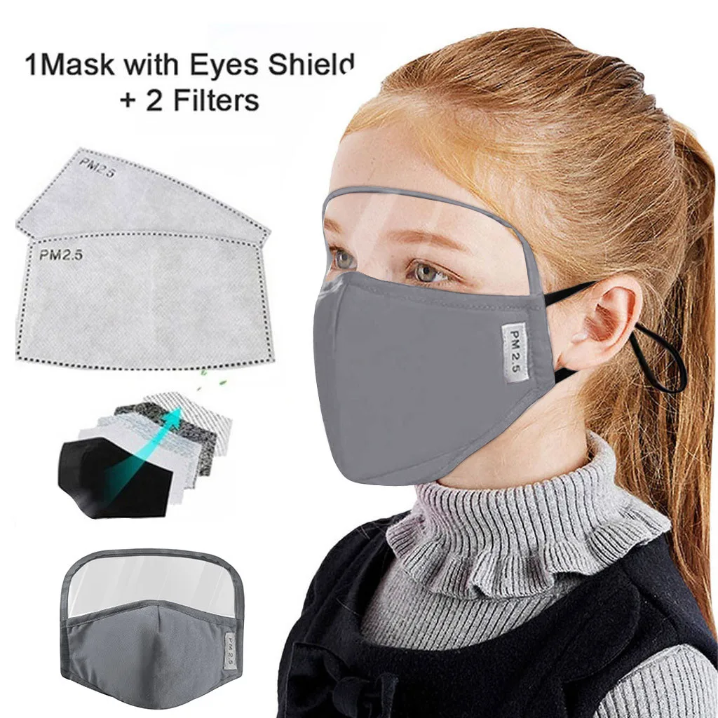 Детское платье 1 предмет однотонные маска против пыли Защитная велосипедная для