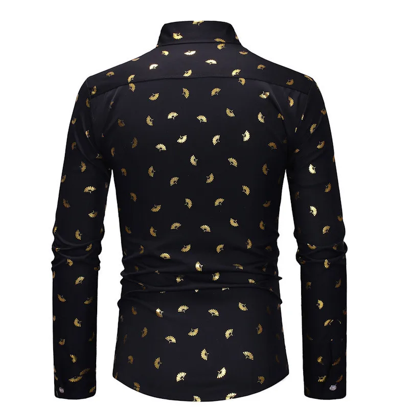 

Men Shirt 2020 Spring New Arrival Long Sleeve Vintage Style Casual Mens Dress Shirt Fashion Mens Slim Fit Shirt Retro Style A405