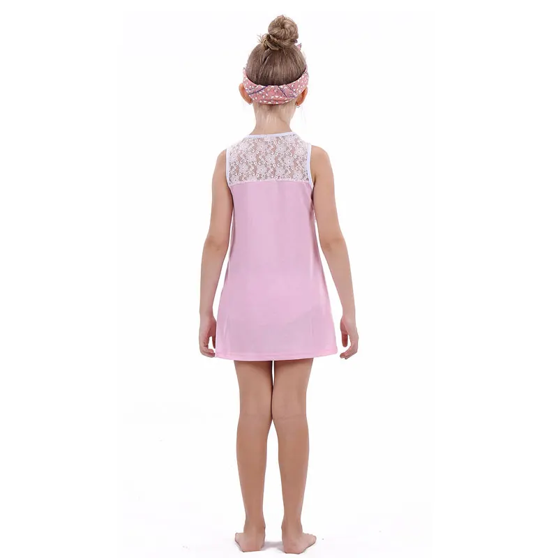 2020 платье Анны и Эльзы ночная рубашка для девочек летняя мультяшная детская