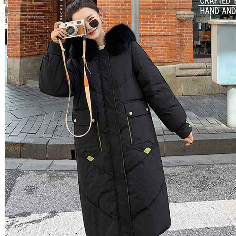 На холодную погоду Зимняя Толстая парка длинные пальто для женщин 2020 новый