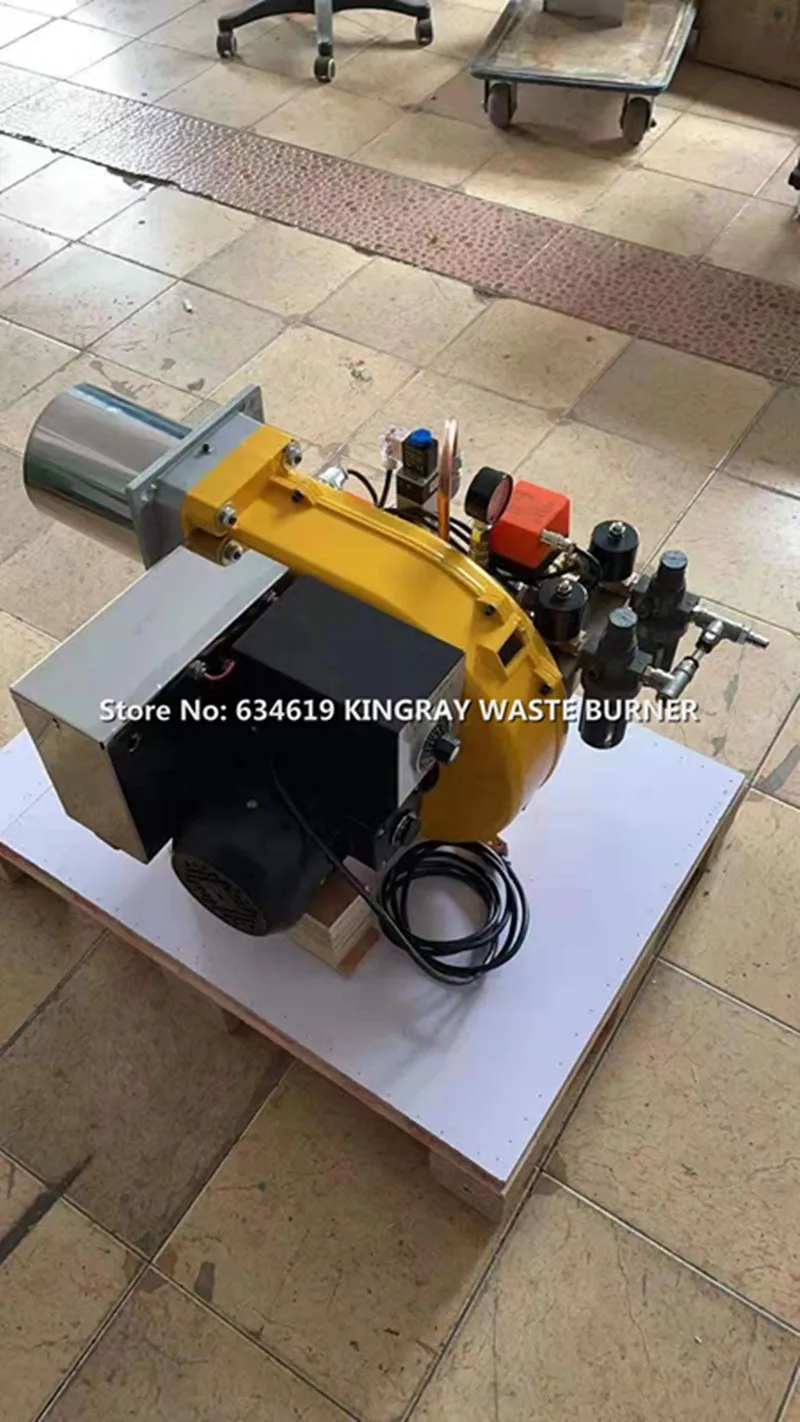 Двухступенчатый паровой котел мощностью 460 кВт используется горелка для