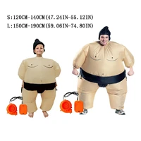 sumo wrestler costume inflatable suit blow up outfit cosplay party dress for kid and adult