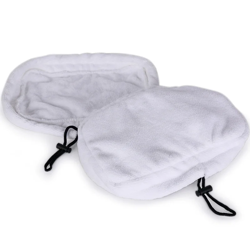 

2Pcs/Lot Microfiber Steam Mop Pads 9 In1 Practical Reusable Home Floor Cleaner Cloths H2O Steam Mop Replacement Washable Cover