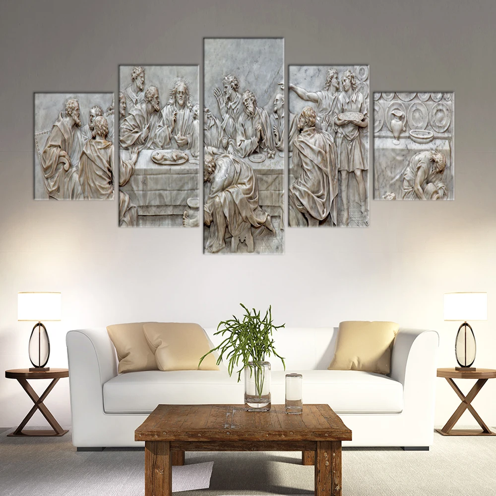 

Алмазная живопись с изображением Иисуса, квадратная, круглая, алмазная живопись, 3d вышивка крестиком, узор-пазл, подарок, 5 панелей