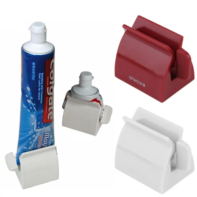 

New Arrival Bathroom Set Accessories Rolling Tube Tooth Paste Squeezer Toothpaste Dispenser Toothpaste Clip Holder