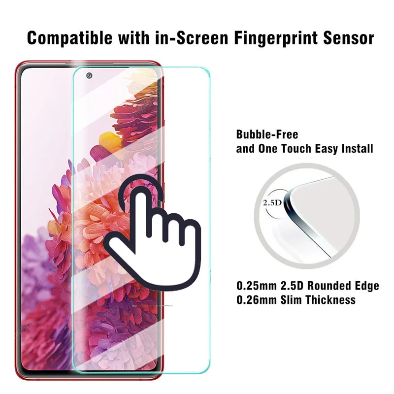 Защитное стекло 2 в 1 для экрана и камеры Samsung S20 FE 5G 2020