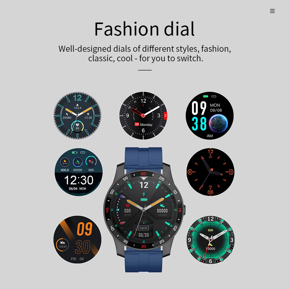 HOCO Новые умные часы IP67 Водонепроницаемые Спортивные Мужские Женские Браслеты Bluetooth Смарт-часы Фитнес-трекер Монитор сердечного ритма для Android IOS on.