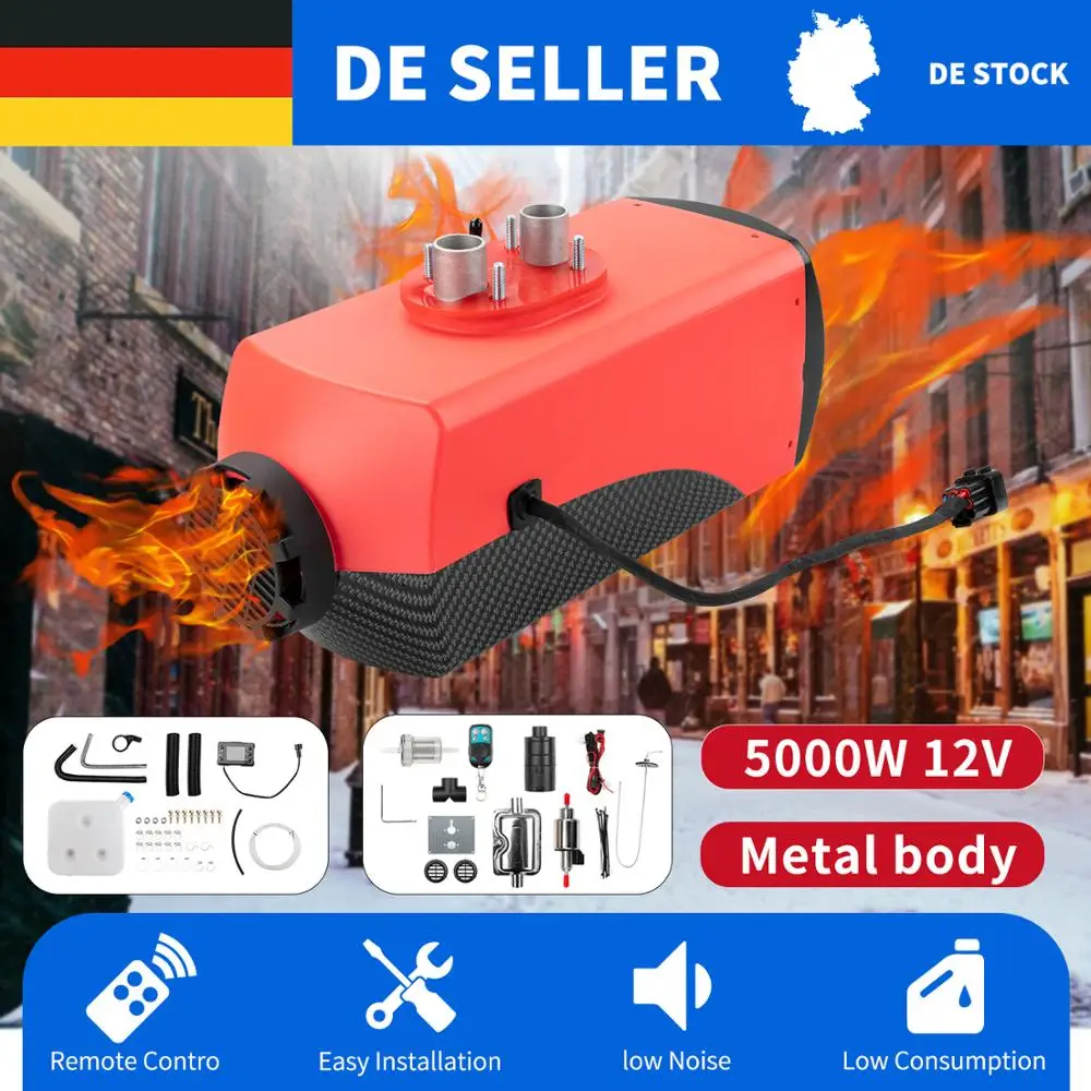 Дизельный Обогреватель воздуха 5000 Вт 12 В 5 кВт|Обогрев и вентиляторы| |