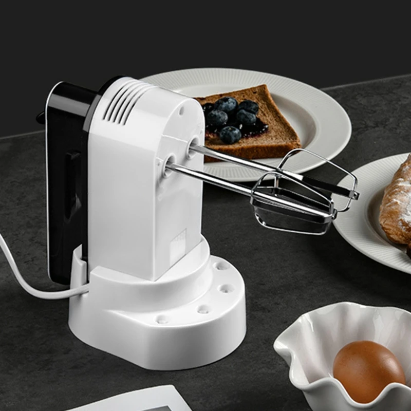 

Hand Mixer Electric 5-Speed w/ Storage Base Kitchen Handheld Mixer Electric Hand Mixer for Whipping Mixing Cookies
