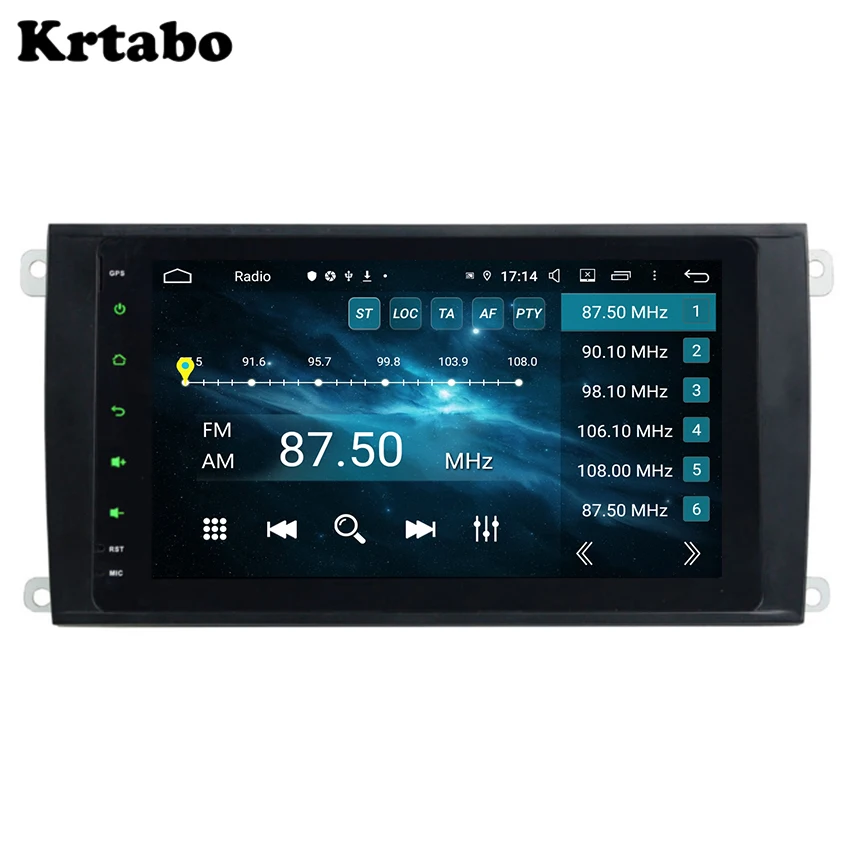 Автомагнитола для Porsche Cayenne 2003-2010 мультимедийный проигрыватель на Android с