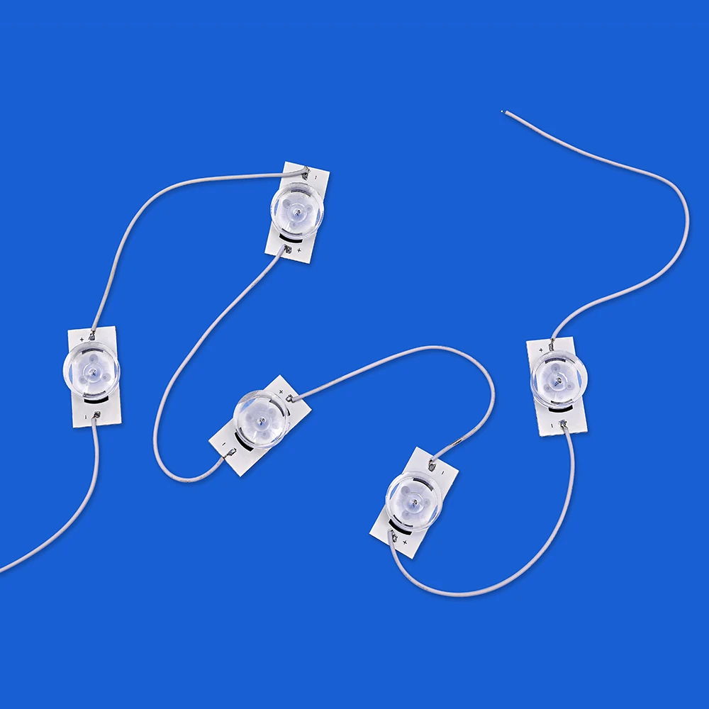 Лампы SMD 3 в 6 с оптической линзой для ремонта светодиодных телевизоров 32-65