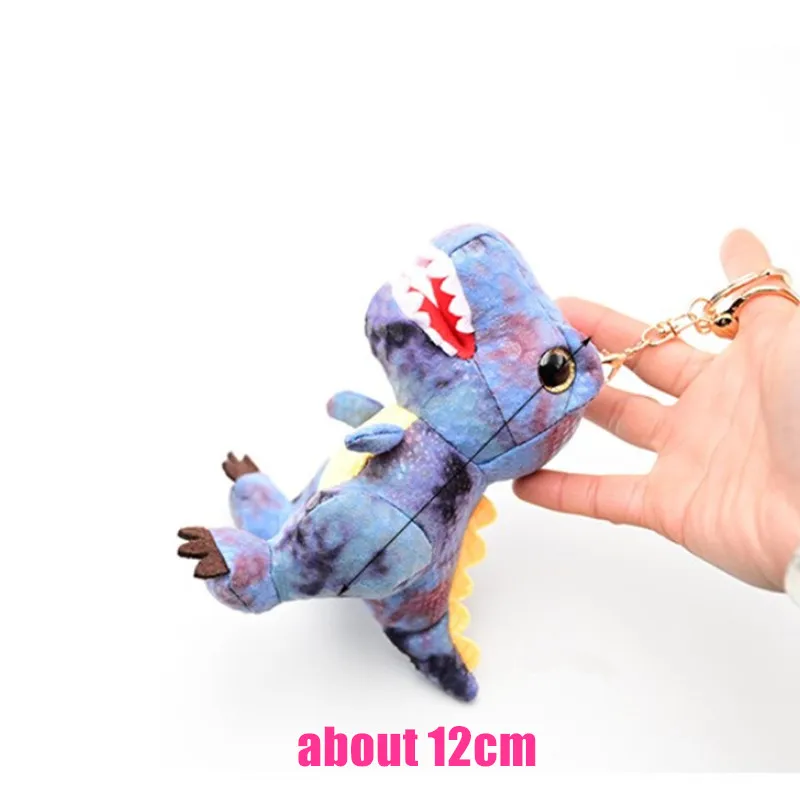 Плюшевые брелки брелок для ключей динозавры кукла T-Rex плюшевая игрушка подвеска