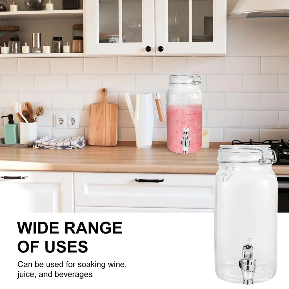 

1 Set of 3L Storage Bottle Drink Creative Enzyme Bottle with
