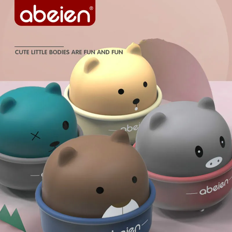 

Children's Cartoon Cute Cup Pet Press Slide Toys Car Return Force Inertia Mini Inertial Vehicle Boy Girl Wind Up