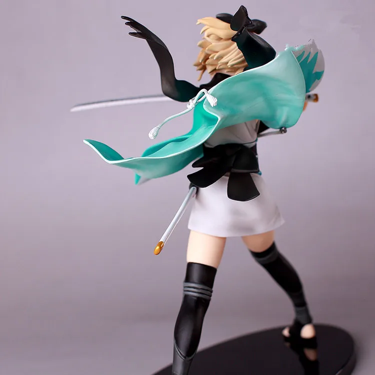 21 см фигурку аниме Fate Grand для KOHA ACE Okita Souji Сакура сабля Боевая версия PVC Моделя с