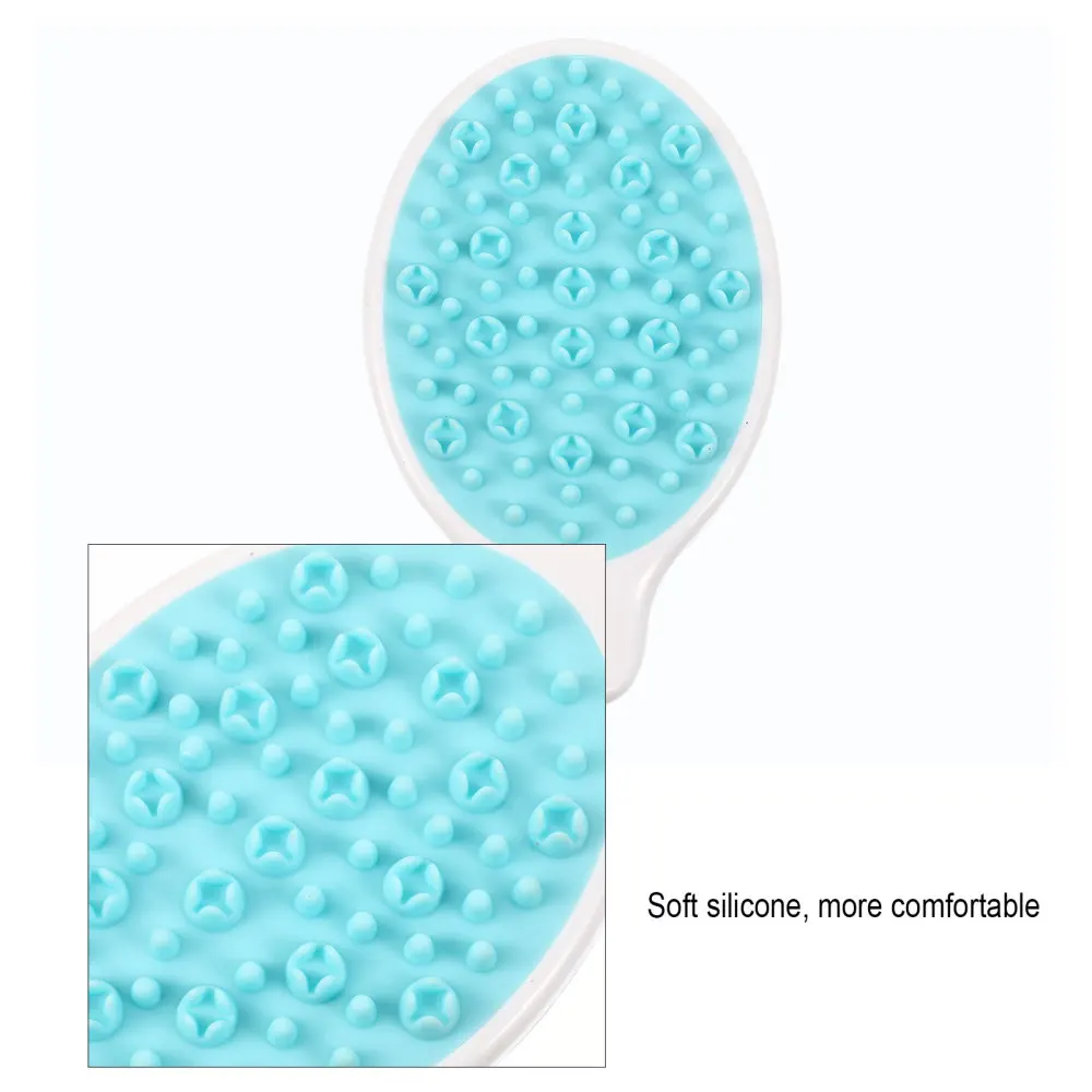 

1Pc Multifunction Body Scrap Brush Handle Body Meridian Massager Random Color