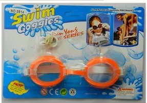 Swimming goggles Комплект из 3 предметов, детский купальник с хвостом русалки для девочек, купальный костюм, Детский комплект бикини, одежда для купания - Цвет: Swimming goggles