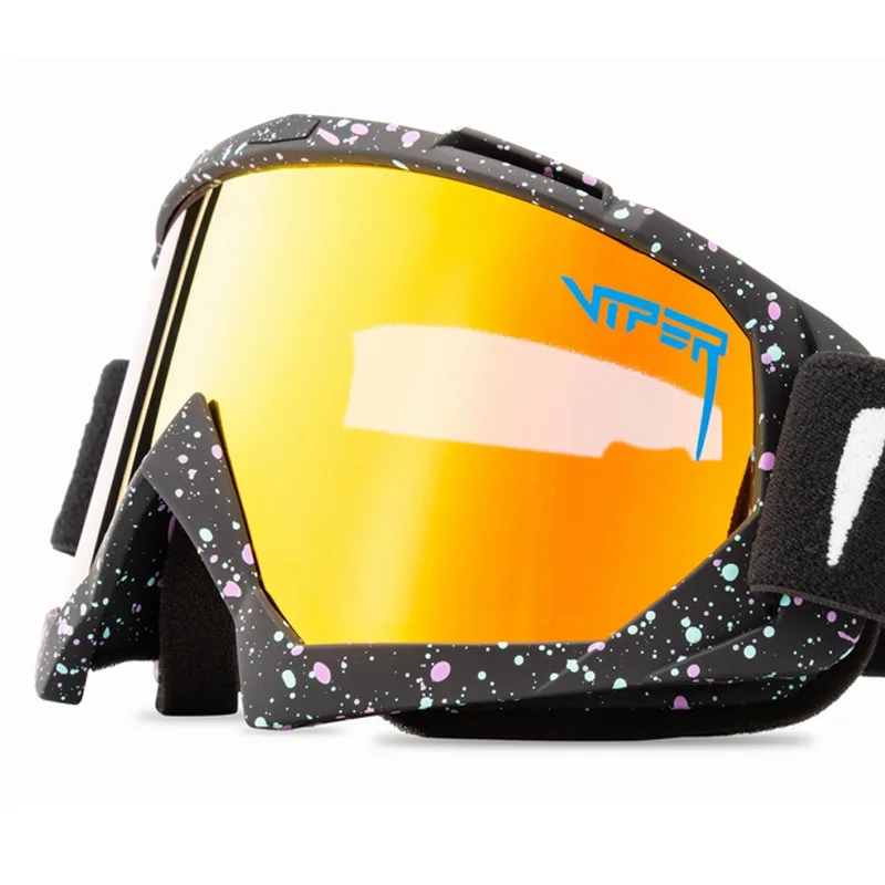 

Pit Viper Brand Ski Snowboard Goggles Double Layers Anti-fog Skiing Glasses Winter Sport Snowmobile Eyewear UV400 Moto Goggles