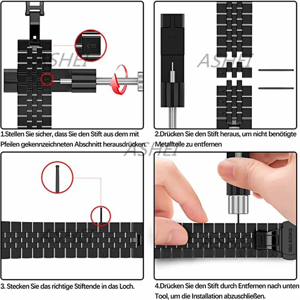 

for apple watch 6 strap 44mm 40mm iwatch se 6 5 4 3 42mm 38mm band luxury Stainless Steel Business bracelet for applewatch se