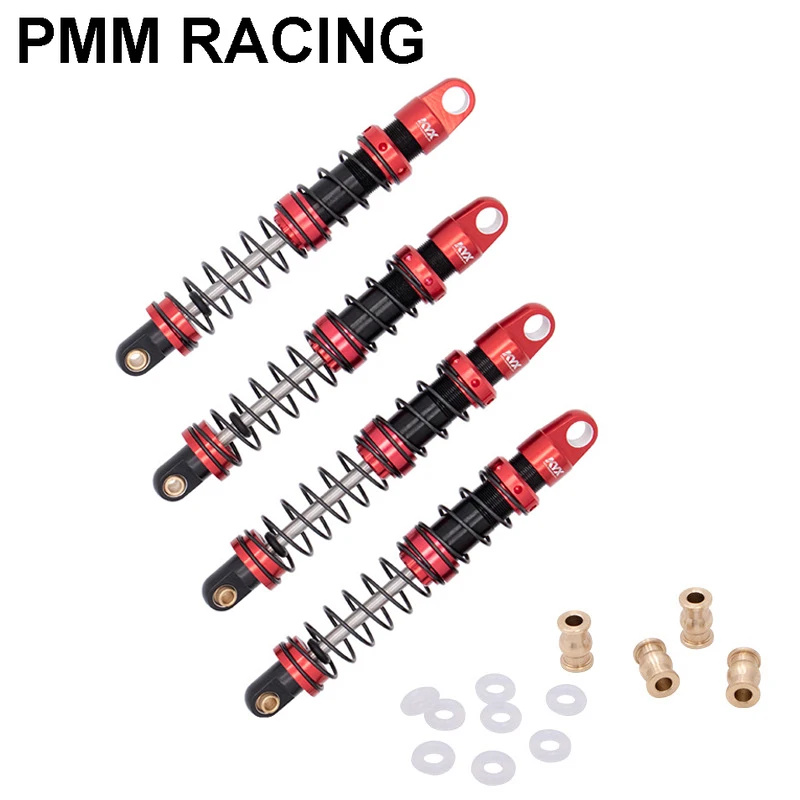 

Metal single cylinder double spring Oil pressure red shock absorber 90mm For 1/10 RC Crawler Car Axial Scx10 TRX4 D90 D110 Trx6