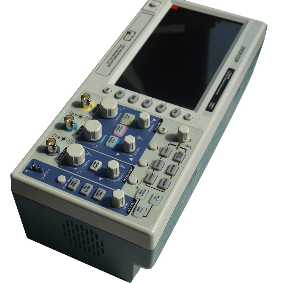 Цифровой осциллограф DSO5102P 100 МГц 2 канала 1 Гвыб./с 7 дюймовый Tft ЖК дисплей лучше