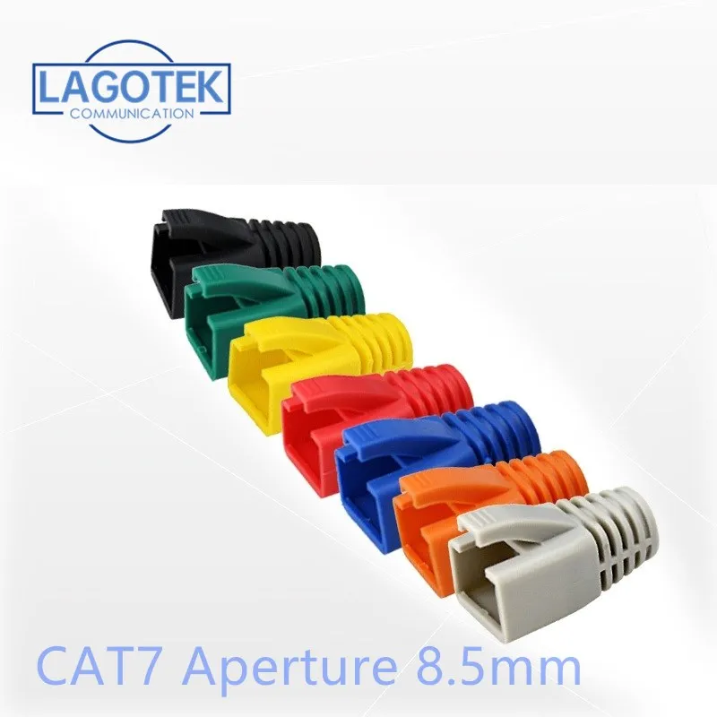 Conector de Cable de red Ethernet RJ45 Cat7, protector de enchufe multicolor,...