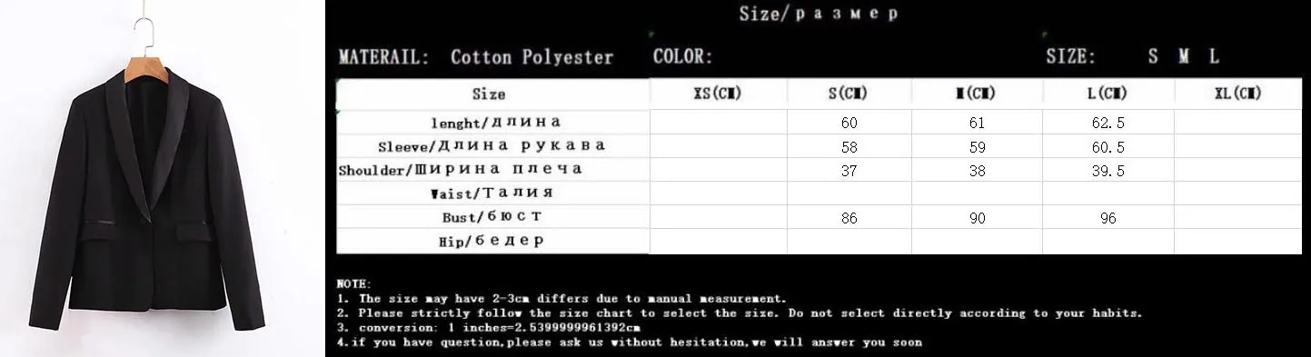 JXYSY, Женский блейзер с карманами, на одной пуговице, желтый, длинный рукав, офисная одежда, пальто, однотонная женская повседневная верхняя одежда, шикарные топы