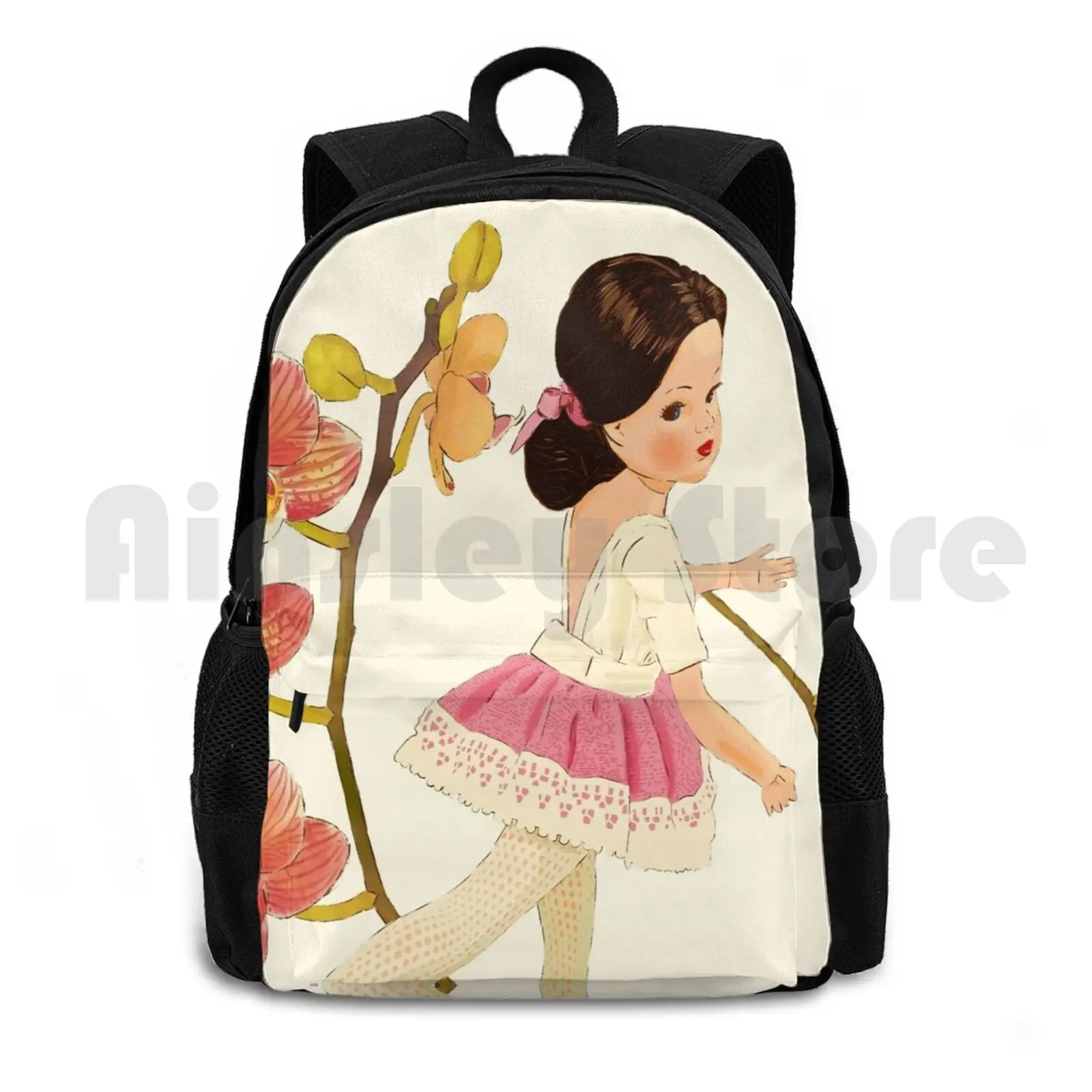 Sindy Doll балерина с орхидеями рюкзак для походов на открытом воздухе