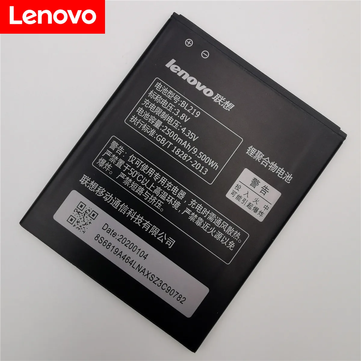 100% Оригинальный резервный аккумулятор BL219 2500 мАч для Lenovo A880 S856 A889 A890e S810t