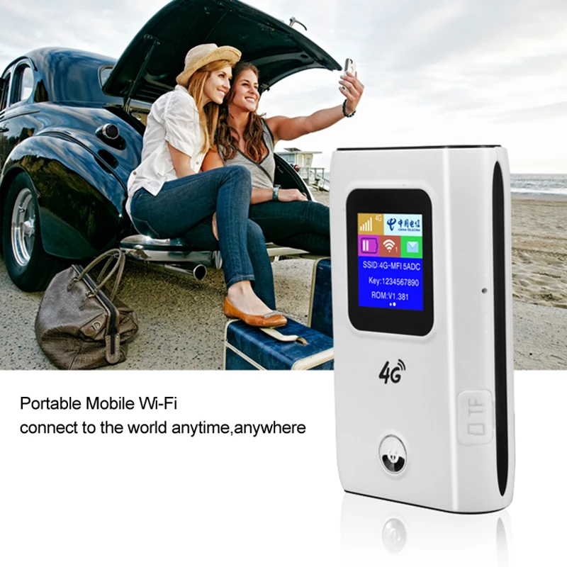 

Universal 3G/4G Router Power Bank Wifi LTE Wi-FI FDD 150Mbps Mifi Unlock Mobile Network Hotspot with Sim Card Slot Pocket Modem