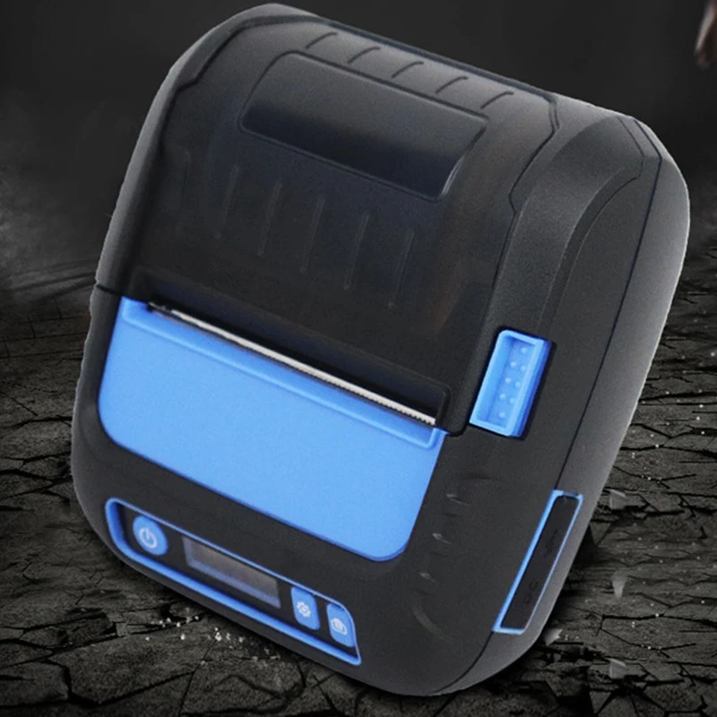 80 мм портативный термопринтер Bluetooth карманный принтер этикеток Принтер для