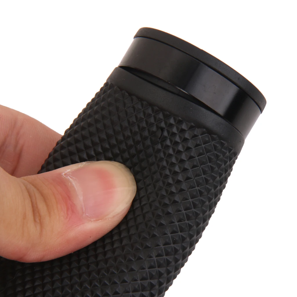 

Pair Universal 7/8" 1" Motorcycle Rubber Handlebar Hand Grips Bar Black