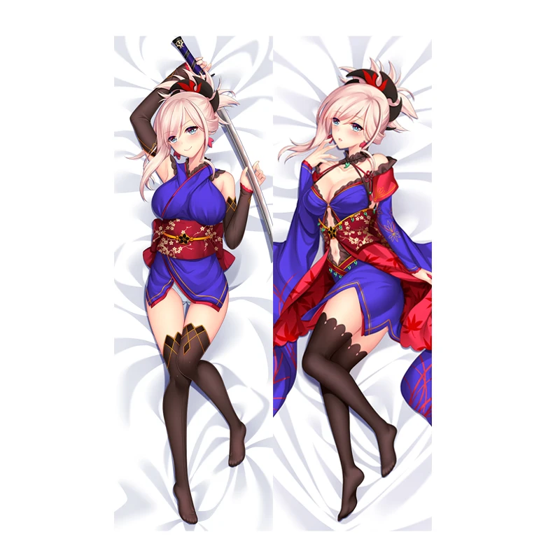 

Fate/Grand Order Miyamoto Musashi Game Dakimakura Hugging Body Pillow Case Otaku Pillow Long Cushion Cover Cosplay Xmas Gifts